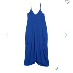 Blue maxi dress